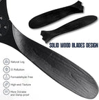 52 Inch Black Smart Ceiling Fan with Lights, Outdoor Ceiling Fan for Patio, 3 Blades Wood Ceiling Fan with Quiet Reversible DC Motor, Indoor Exterior Modern Ceiling Fan with Alexa/App/Remote Control