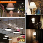 Kawaya E26 LED Edison Bulbs: 8W Equivalent 80W Dimmable LED Bulbs - Vintage ST58 4000k ‎Neutral White - 800 Lumens High Brightness Filament Bulbs with 90+ CRI - Clear Glass, 12 Pack