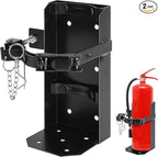 Heavy Duty Fire Extinguisher Bracket for 10lb Dry/5lb Co2 Extinguisher, Fire Extinguisher Mount Bracket, Metal Wall Mount Fire Extinguishers Holder for Vehicle, Boat, Marine, Truck, Home, School
