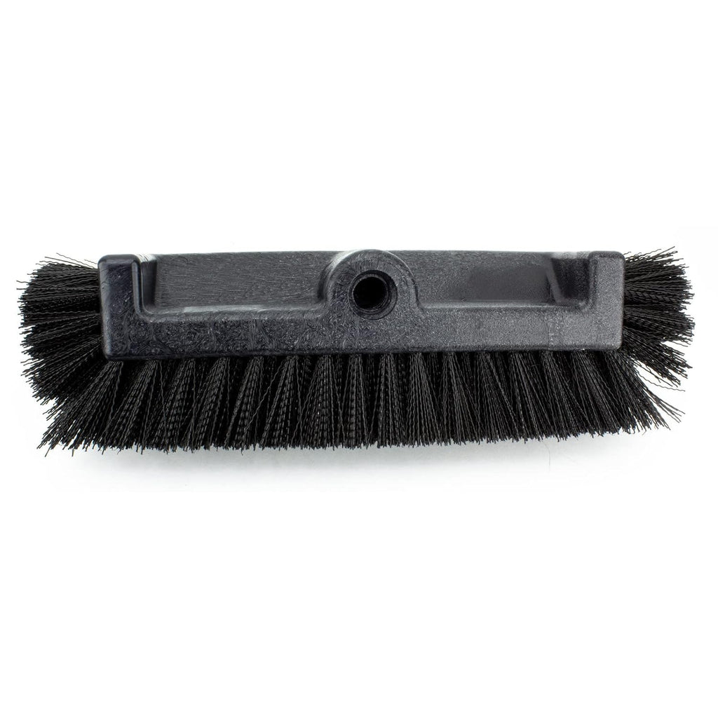 SPARTA Multi-Level Tile Scrub Brush 12" Wide Brush Head, Heavy-Duty Tile Cleaning Brush with End Bristles for Commercial Tiles, Tubs and Floor, Plastic, 12 Inches, Black, (Pack of 12)