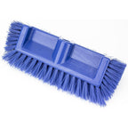 SPARTA Multi-Level Tile Scrub Brush 12" Wide Brush Head, Heavy-Duty Tile Cleaning Brush with End Bristles for Commercial Tiles, Tubs and Floor, Plastic, 12 Inches, Blue, (Pack of 12)