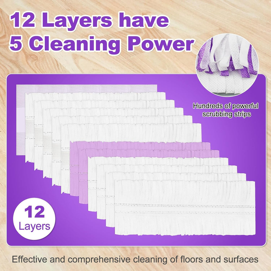 30 Pack Valuable Disposable Mopping Pad Refills Compatible with Swiffer PowerMop, Power Mop Refill Pads Replacements for Swiffer Power Mop Spray Mop Dry&Wet Pads Refills for Multi-Surface Floor Clean