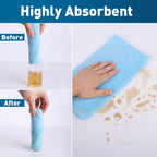 Microfiber Cleaning Cloths-18 Pack, Cleaning Rags, Microfiber Towels for Cars, Home 5 Colors Assorted (12x12 inches)