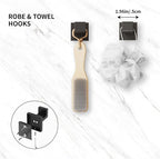 20-Pieces Matte Black Bathroom Accessories Set, 23.6 Inch Bath Towel Bar Set, SUS 304 Stainless Steel Bathroom Hardware Set, Towel Racks for Bathroom Wall Mounted.