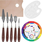 149Pcs Deluxe Artist Painting Set with Aluminum and Beech Wood Easel, 48 Colors Acrylic & Oil Paints, 24 Colors Watercolor Paints, Art Paint Supplies for Artists, Beginner & Adults