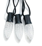 Meconard C9 Led Replacement Christmas Light Bulbs, C9 Shatterproof Led Bulbs for Christmas Indoor Outdoor String Lights,E17 Intermediate Base, Commercial Grade Holiday Bulbs, Warm White, 50Pack