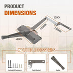 Split Arm Operator for Left Hand with Handle for Replacing Damaged Window Crank Fit Andersen Perma-Shield Casement Window (1982-1995), Stone Color