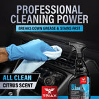 Triax All Clean - Professional Grade Multi-Purpose, Bio-Degradable, Non-Toxic Cleaning Product - For Vehicle and Home Use
