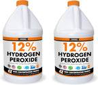 Chromex Hydrogen Peroxide 12 Percent Food Grade, 4x Power Concentrated Solution, 2 Gallons Dilute to 8 Gallons, Versatile Uses include Topical Care, Home, Kitchen, Bath Cleaner, Laundry, Whitening