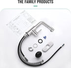 CREA Kitchen Faucet with Pull Down Sprayer - Pre Wet Bar Sink Faucets Single Hole/Handle - Brushed Nichel Stainless Steel Small Faucet for Mini Sink RV Outdoor Utility Laundry Room Faucet