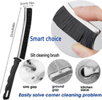 Crevice Cleaning Brush, New Multifunctional Gap Cleaning Brush Tool, Bathroom Gap Brush, Grout Cleaner Brush Hard Bristle Crevice Cleaning Brush,6Pcs