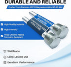 4.5" x 1/2" NPT RV Water Heater Anode Rod Replacement for Atwood 91857 Tank Drain Plug, 2 Pcs, Rust-Resistant Hex Head, Soften Hard Scale and Keep Heating Element Clean & Efficient