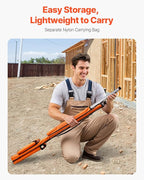 VEVOR 4-Piece Torpedo Level, 48/24/16/10 Inch All Magnetic Levels Set, Fluorescent Light Up Bubble Vials Ruler for 45/90/180 Degree, Aluminum Alloy Magnetic Box Leveler Tool, SAE and Metric Scale