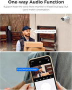 [Wireless Pro, 100ft Range] Hiseeu Wireless Security Camera System, Expandable 16CH 4K NVR, 4Pcs 3MP Night Vision WiFi Cameras Home Surveillance Outdoor, Motion Detection, 1TB HDD, One-Way Audio