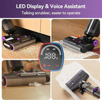 Twotoo Wet Dry Vacuum Cleaner,45Mins Runtime Cleaning Area 2,583 ft²,Cordless Vacuum Cleaner, Cordless Vacuum and Mop All in One,Self-Cleaning,for Hard Floors Sticky Messes and Pet Hair,W15 Set