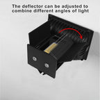 LED 20W Outdoor Wall Lights Exterior/Interior Porch Lights Outdoor Wall Up and Down Lights IP65 Waterproof Sconces Modern Outdoor Lighting Fixtures Square Aluminum Black 6500K Cold Lights