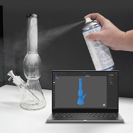 3D Scanner Scanning Spray, Use for Transparent, Black, and Reflective Surfaces, 400ml/13Oz