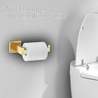 Brushed Gold Towel Bar Set Towel Holder Set,10-Piece Gold Bathroom Hardware Accessories Set,Stainless Steel Towel Rack Set for Bathroom Wall-Mounted,23.6-Inch