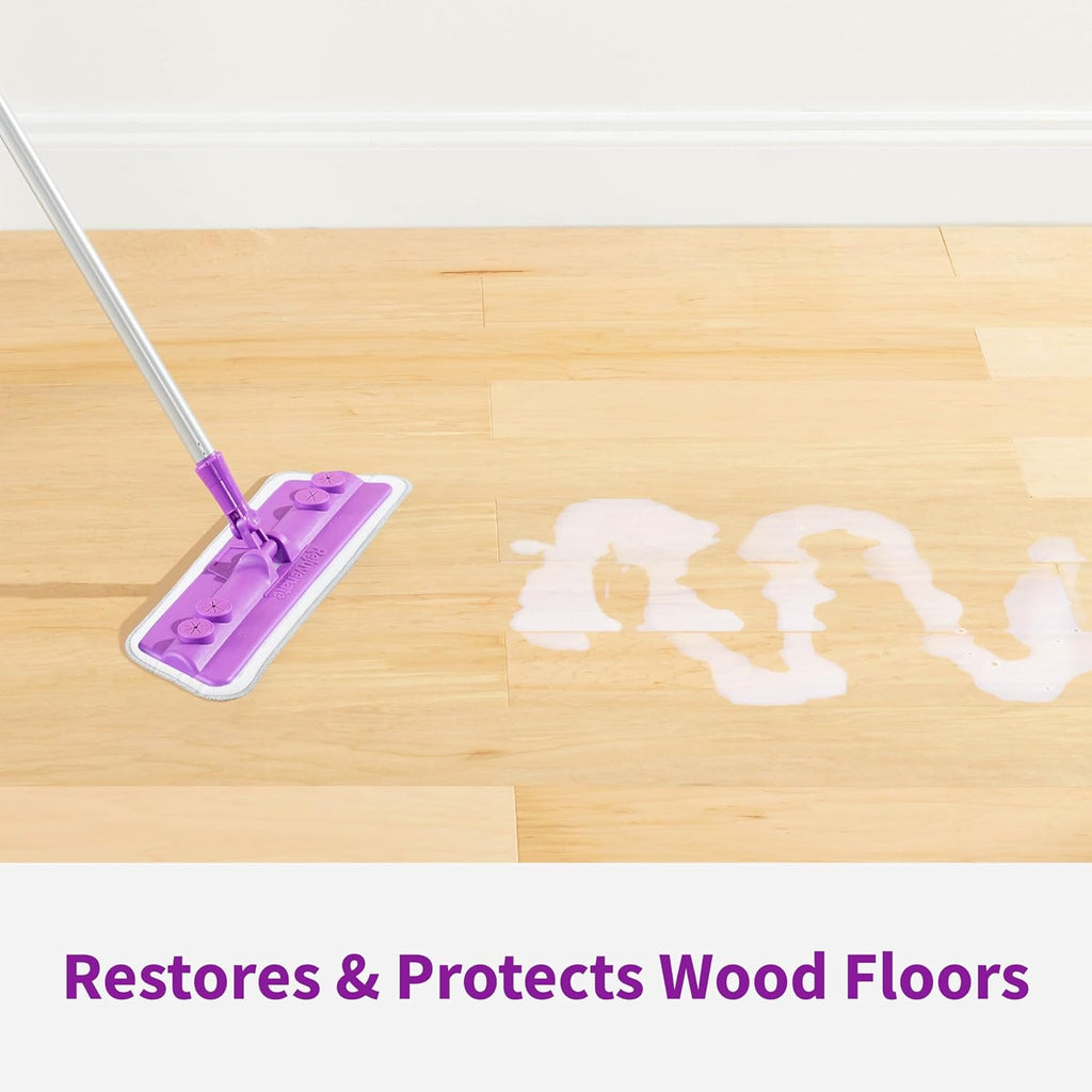 Rejuvenate Professional Wood Floor Restorer and Polish with Durable Finish Non-Toxic Easy Mop On Application High Gloss Finish 32oz