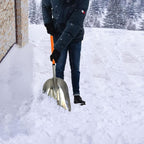 Ashman Aluminium 48 inch Snow Shovel with Large Head and Durable Handle. (Scoop Shovel, 1 Pack).