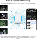 4K Wireless Outdoor Security Camera, Battery & Solar Powered – Single Add-on Unit, Requires Homebase, Not for Standalone Use, No WiFi Direct Connection, Supports Up to 8 Cameras per Homebase