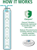 AO Smith Water Filter for Sink Faucet - Advanced Direct Connect Under Sink Water Filter System - Claryum Filtration Reduces 99% of 78 Harmful Contaminants - AO-MF-ADV