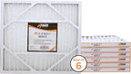 Tiger Tough 21x19x1 MERV 8 MPR 600-800 Air Filter, High-Performance AC Furnace & HVAC Filter, 6-Pack