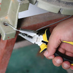 DOWELL Lineman's Pliers with Wire Cutter - 7 Inch Nickel Chromium Steel Construction Professional Handle