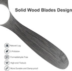 60 Inch Gray Wood Ceiling Fans with Lights, Smart Control-Remote/Alexa/Tuya App, Outdoor Ceiling Fan for Patio with Reversible DC Motor, Modern Farmhouse Ceiling Fan for Office Exterior Porch