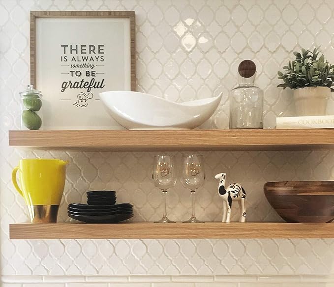 White Oak 1 1/2" X 250' Wood Veneer Edgebanding Preglued Roll - Flexible Wood Tape, Easy Application Iron On with Hot Melt Adhesive. Smooth Sanded Finish. Made in USA