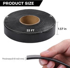 Boshen 2 Rolls 1.57in x 33 FT Asphalt Crack Tape Self-Adhesive Asphalt Crack Filler Asphalt Joint Repair for Driveway Parking Lot Roof Asphalt Cement Road(3mm Thick), No Torch Required