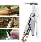 Multitool Stainless Steel Multi-Tool Pliers 13-in-1 with Sheath, Safe Locking, Carabiner, Professional Pocket Tools for Fishing & Camping