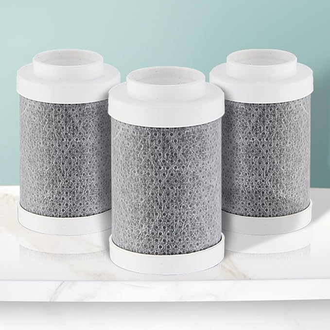 3 Pcs Filter Elements Replacement for ATQ 720° rotatable Water Filter (Asin: B0F8QQCQT2) carbon fiber filter cartridges Removes Chlorine Fluoride Heavy Metal(720° Aerator-3 Carbon Fiber Filter)