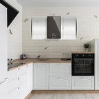 Airthereal Electric Tankless Water Heater, 9kW, 240Volts - Endless On-Demand Hot Water - Self Modulates to Save Energy Use - Small Enough to Install Anywhere - for Sink and Faucet, Evening Tide series