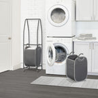 Neatfreak - 2 Tier Laundry Sorter - Laundry Hamper With Wheels & 2 x Laundry Basket Tote Bags For Dirty Clothes, Towels, Blankets, Bathroom Storage & Laundry Room Organization