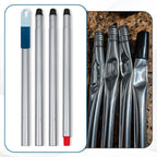 Stiff Bristle Deck Brushes for Scrubbing Heavy Duty with Rubber Scrape Squeegee, 55” Long Handle Scrub Brush for Bathroom Shower Carpet Outdoor Floor Cleaning (Head Size: 10.8”)