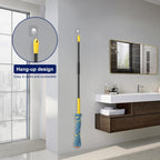 Self-Wringing Twist Mops for Floor Cleaning, Microfiber Floor mop with 57 " Long Handle, Easy Wringing Mop for Hardwood Commercial Household Clean (Microfiber Cloth Twist Mop)