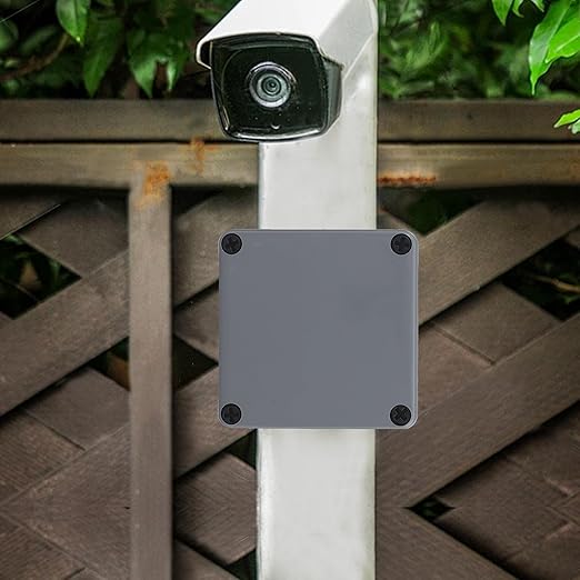 6 Pack Junction Box-4" x 4" x 3" IP65 ABS Plastic Dustproof Waterproof Electrical Box Project Junction Conduit Box for Electrical Outdoor Enclosure