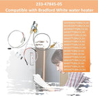 Long Term 233-47845-05 Natural Gas Water Heater Pilot Assembely Compatible with Bradford White Water Heater,Replace for 415-47845-05, 233-47845-02A, 233-47845-03 Pilot Assembly