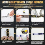 High Temp Resistant Heavy Duty Double Sided Tape Pro+ - Super Strong, Removable No Residue, Weatherproof - for Home, Outdoor, Automotive Use - 0.4" x 19.7 ft