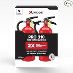 Kidde Commercial-Grade Fire Extinguisher for Office, Schools, Rechargeable, 2A10BC, 2 Pack