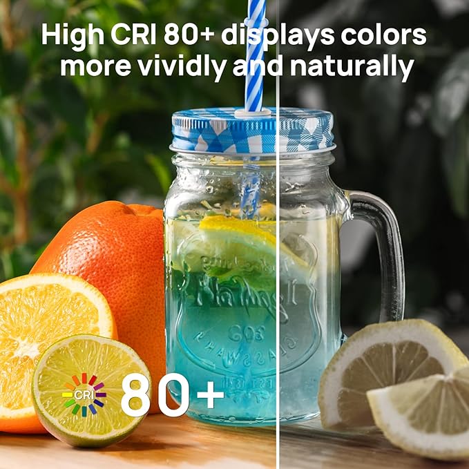 Consciot A19 LED Light Bulbs Dimmable,60W Equivalent,3000K Warm White,9W 800 Lumens,E26 Standard Base,UL Listed,Lighting for Bedroom Living Room Home Office,5 Packs