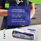 CARE PLUS Pro Vinyl Clear Gloves - Small Size, 100 Count | Latex-Free, Powder-Free, Heavy Duty, Non-Sterile, | Food Prep, Kitchen & Cleaning Gloves, Hair Coloring | Ideal for Professional Use