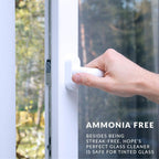 HOPE'S Perfect Glass Cleaner Spray, Streak-Free, Ammonia-Free Window, Mirror, Screen, Tinted Glass, and Shower Door Cleaner, Indoor and Outdoor Glass Surfaces, 32 Fl Oz, Pack of 2