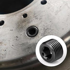 GASHER 70Pcs Carbon Steel Pipe Plug Fitting Internal Hex Thread Socket Pipe Plug Set, 1/8" 1/4" 3/8" 1/2" 3/4" NPT