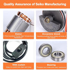 Vibration Motor 30W Concrete Vibrator AC Single Phase 110V 30W-100W 3600Rpm Industrial Vibrating Tool For Sand Shaker Table With US Power Plug