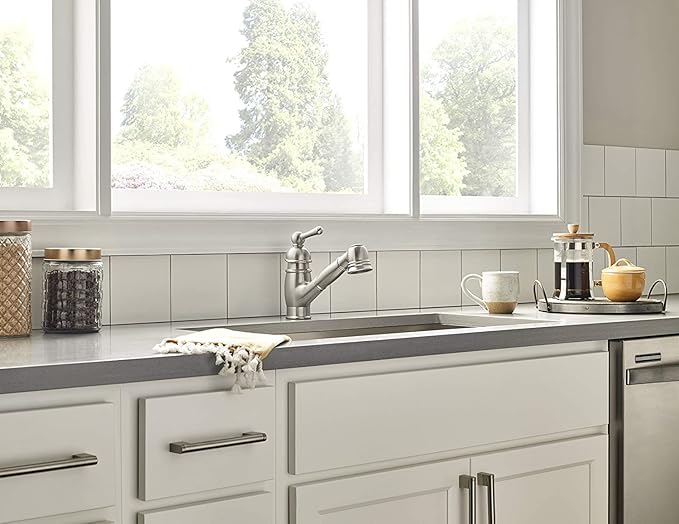 Gerber Plumbing Opulence Pull-Out Kitchen Faucet with Snapback Retraction