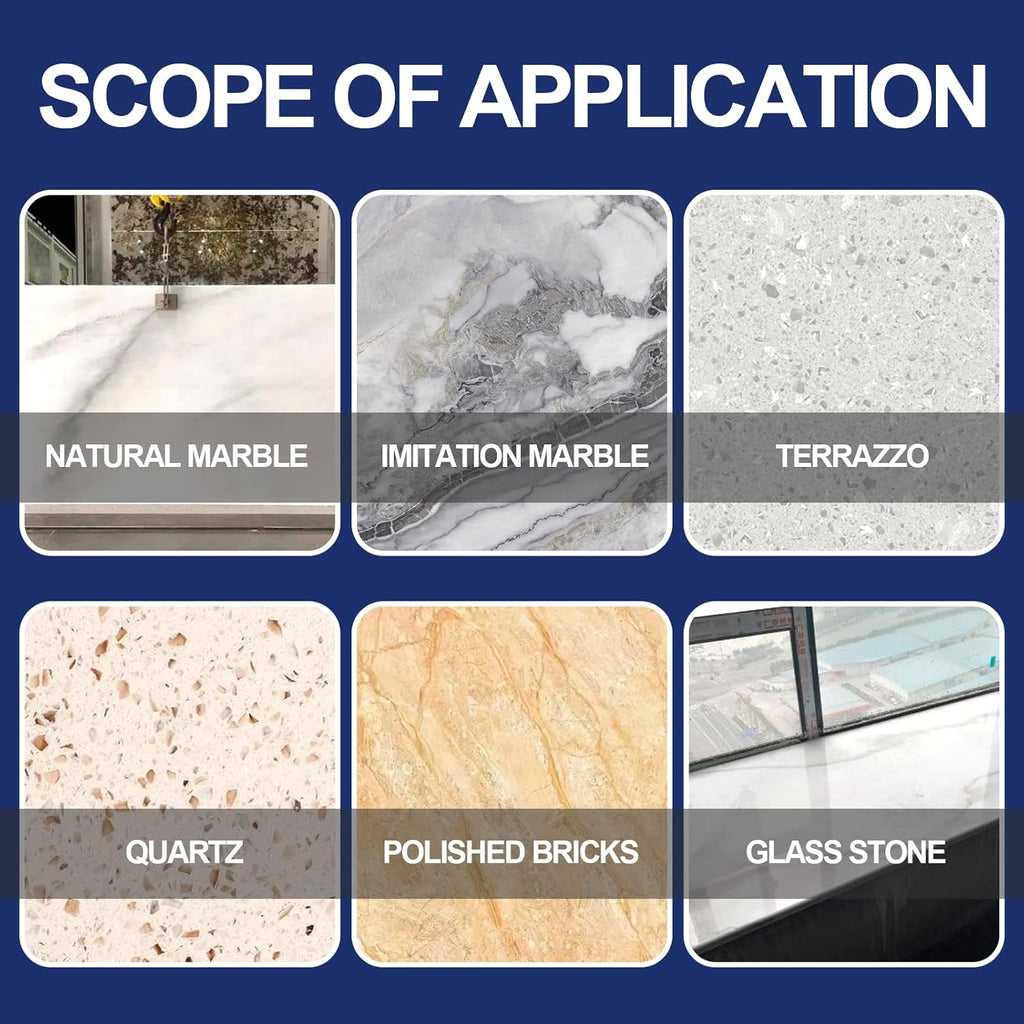 Marble Polishing Paste, Polishing Compound – Quartz Cleaner Countertop, Granite Cleaner & Marble Sealer and Protector–Multi-Surface Stone Care– Streak-Free Formula(2.2LB)