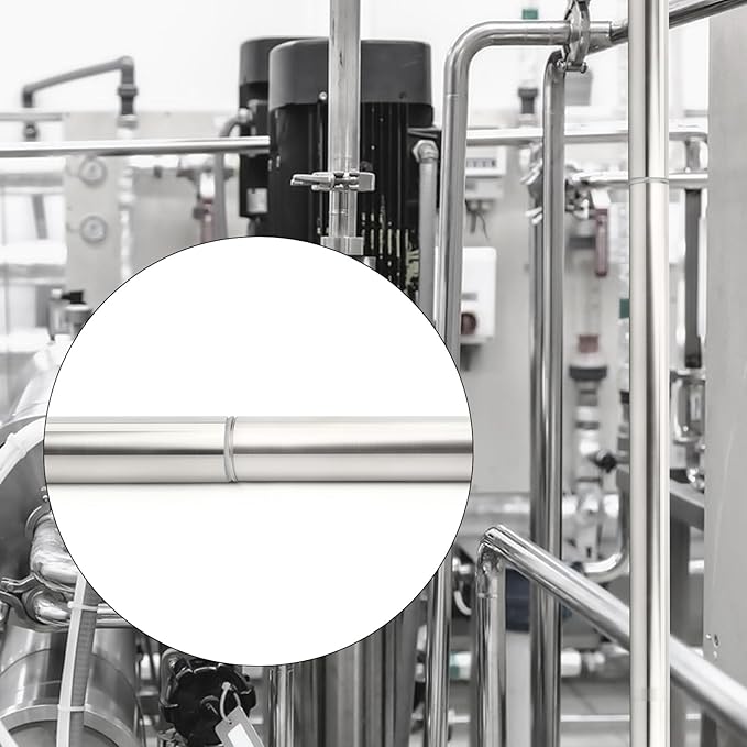 TAISHER 2PCS 304 Stainless Steel Pipe Fittings, 3/8" NPT Male Threaded, 10" Length Weld Nipple Cast Pipe