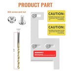 Generator Interlock Kit Compatible with GE General Electeric Vertical 150 or 200 Amp Panels 2-1/4 Inch Spacing Between Main and Branch Breaker